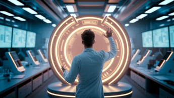 laboratoire-futuriste-scientifique-dos-appareil-lumineux