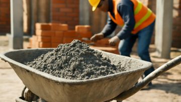 brouette-beton-ouvrier-maconnerie-chantier