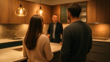 cuisine-moderne-couple-eclairage-textures