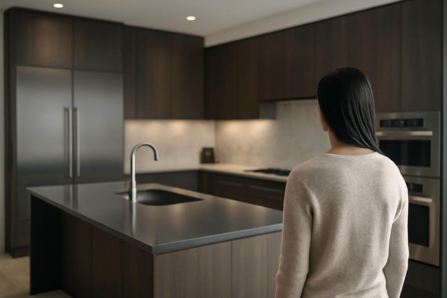 cuisine-moderne-personne-cabinet-elegant