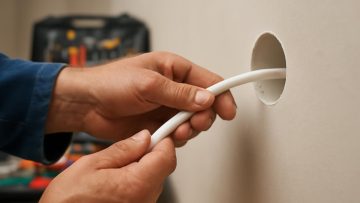 mains-electricien-installation-cable-mur