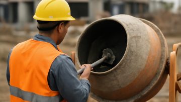 ouvrier-chantier-casque-melange-beton