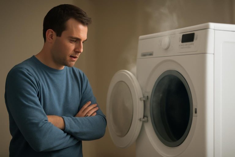 Sèche Linge ne Tourne Plus et Sent le Brûlé : Que Faire ?