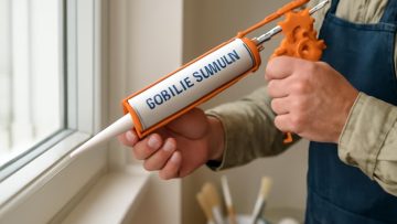 personne-tenue-travail-pistolet-calfeutrer