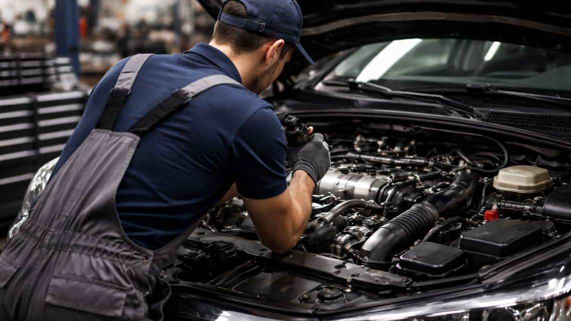 mecanicien-inspectant-moteur-garage-outils