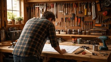 atelier-bricolage-outils-personne-table-travail