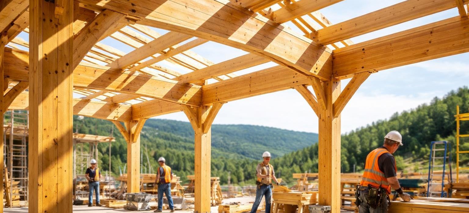 chantier-bois-madriers-collines-ciel-bleu