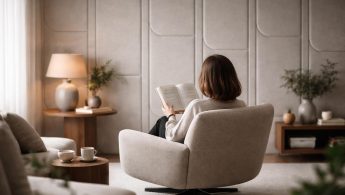 piece-moderne-fauteuil-personne-lisant