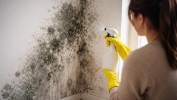 mur-moisi-personne-nettoyage-spray